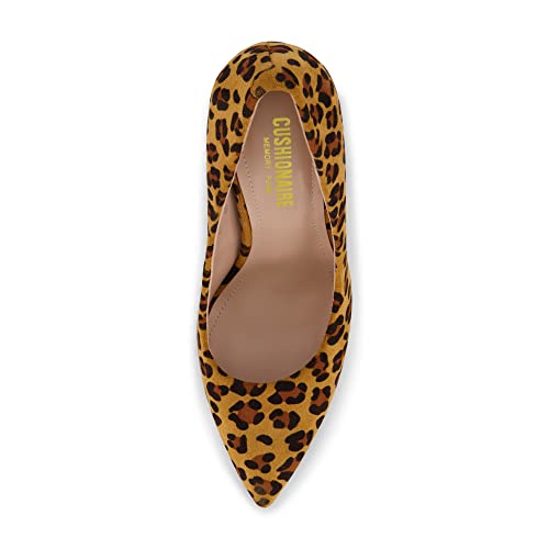 Cushionaire Women's Alta Dress Pump With +Comfort, Leopard 10 #TOP4