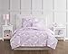 My World Rainbow Unicorn 3-Piece Comforter Set, Purple/Pink, Twin