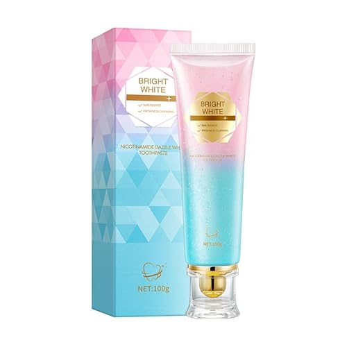 Nicotinamide Whitening Toothpaste, Intensive Teeth Whitening Toothpaste, Stain Removal Natural, Complete Care, Enamel Repair, Fresh Breath, Protect and Bright Teeth (2) (1)