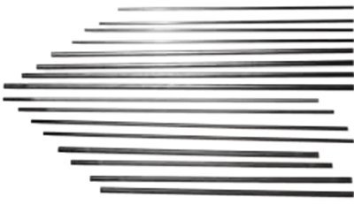 DC Copperclad Gouging Electrodes, 1/8 in X 12 in