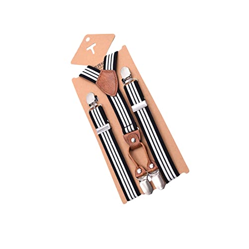 Kids Boys Suspenders,Y Back Adjustable 4 Strong Clips Suspender Kids Suspender for Boys Girls Children Kids