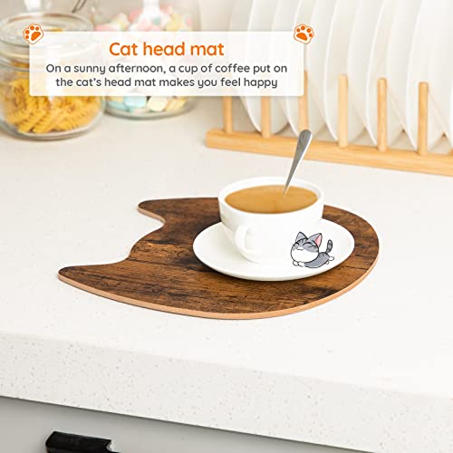 Hoobro Cat Litter Box Enclosure, Hidden Litter Box Furniture With Shutter Door And Cat Head Mat, 31.5 Inches, Large Cat Entrance, Cat Furniture Fit Most Of Litter Box, Rustic Brown Bf06Mw01 #TOP6