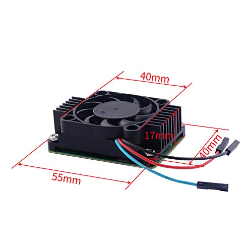 Image of Raspberry Pi Compute Module 4 with CM4 heatsink PWM Fan, CM4 4GB RAM 0GB (Lite) Single Board 64-Bit Quad-Core Processor Bluetooth 5.0 Dual-Band WiFi (CM4104000)