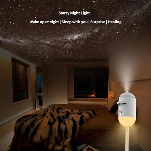 Galaxyes Projector, 5d Holographics Night Light Projector, Planet Projection Night Lamp 360 Degree Rotating Projection Light for Bedroom Living Room Atmospheres Lighting Enduring Led Atmospheres - Image 5