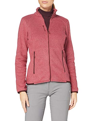 Lafuma Techfleece F-Zip W Fleece Jacket, Womens, Carmin Red, L