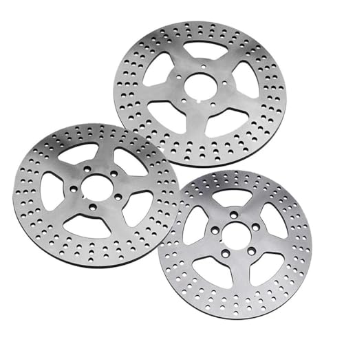 Rotors de disques de frein pour XL1200 Sportster 1200 2000-2008 et Electra Glide 3 pièces