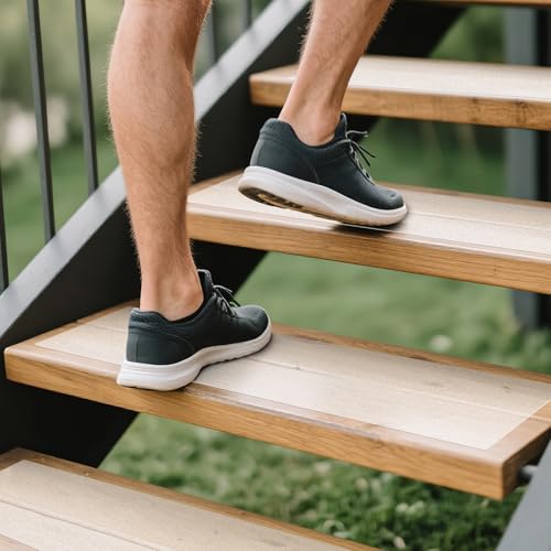 LadyRosian Outdoor Stair Treads Non Slip 5-Pack Clear 6" x