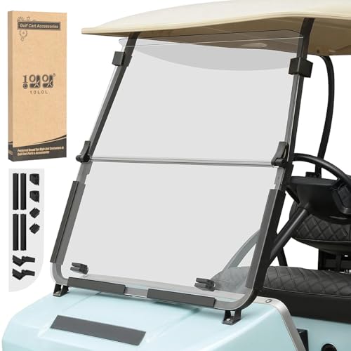 10L0L Golf Cart HD Windshield for Club Car DS 2000.05-UP,HD