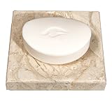 CraftsOfEgypt Beige Marble Soap Dish - Polished and Shiny Marble Dish Holder – Beautifully Crafted B