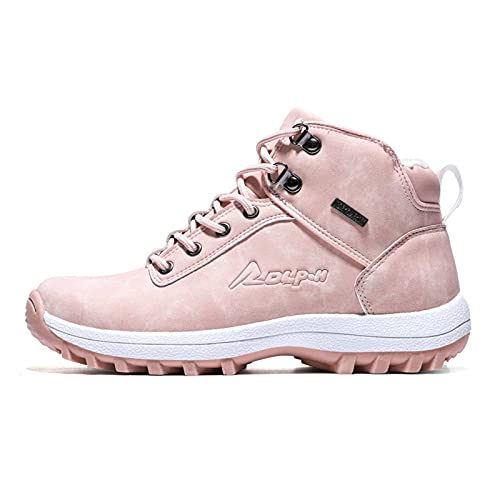 Sapatos de caminhada femininos elegantes, antiderrapantes, resistentes ao desgaste e respiráveis, co