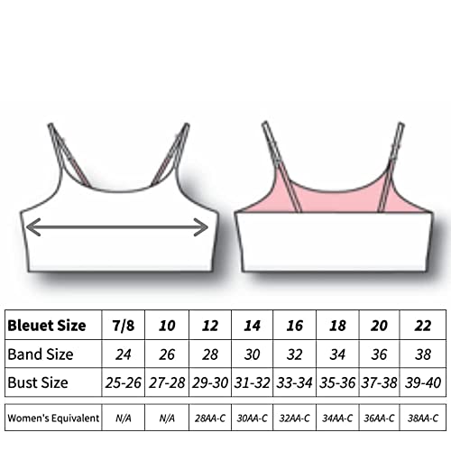 Bleum Girls Reversible Training Bra - Everyday Comfortable Bra (Silver-Caribbean, 12) #TOP5