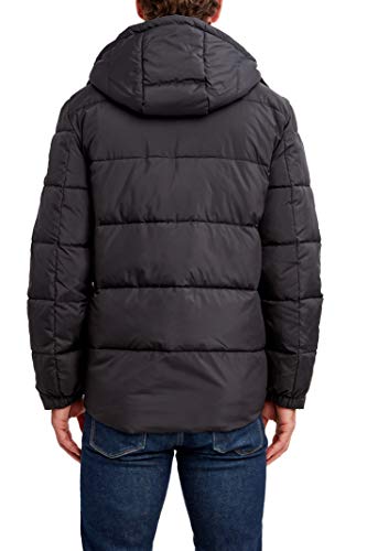 Image of HFX Men's Puffer Jacket With Hood, Water and Wind Resistant