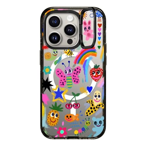 Coque iPhone 15 Pro antichoc CASETiFY avec support anneau pour sécuriser votre écran contre les chutes