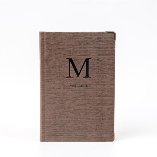 Carnet de notes de 365 pages vierges en papier kraft marron avec couverture rigide de protection