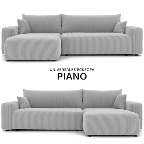 GREKPOL Sofa mit Schlaffunktion 278x145 Sofa 3 Sitzer XL - Ecksofa mit Schlaffunktion und Bettkasten - Schlafsofa mit Bettkasten - Wohnzimmer Couch – Bild 5