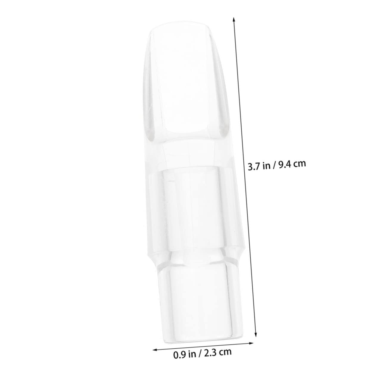ibasenice 5pièces Saxophone Soprano Transparent Bec Exquis Pour Débutants Accessoire De Remplacement Compatible Avec Saxophones Soprano Et Alto