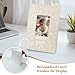 EARLY MINDS Baby Photo Album 4x6 300 Pockets with Memo Area & Hand and Footprint Kit, Linen Cover Slip-in Memory Book with Front Window, Acid-Free Keepsake for Newborn Boy Girl, First Year Moments