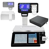 imprimante ticket de caisse epson tm-t20 【Multi-fonction】 L'échelle d'impression des codes à barres peut être utilisée non seulement pour peser mais aussi pour fixer les prix, imprimer de petits billets et modifier. Vous pouvez également connecter un scanner pour facturer de l'argent. Cette échelle peut être saisie avec des informations sur les touches de raccourci afin que vous puissiez rappeler rapidement les informations de l'article que vous pesez. Cette fonction est très économe en temps et efficace.