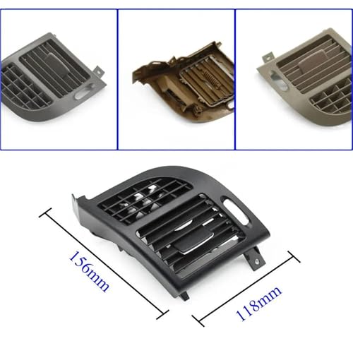 Rejilla de ventilación central para salpicadero de Mercedes Benz Clase E W211 2003-2007 4