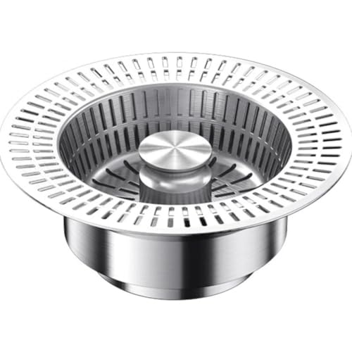 Colador para fregadero de cocina de acero inoxidable miniatura 2