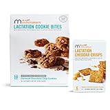 Munchkin® Milkmakers® 10pk Lactation Cookie Bites, Oatmeal Chocolate Chip and 6pk Lactation Crisps, Cheddar