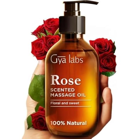 Gya Labs Rose Massage Oil Cover
