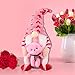 San Valentino Gnome, Gnomo di San Valentino, Bambola Senza Volto, Decorazione per San Valentino, Ornamenti per Bambole di San Valentino, Decorazione per Finestra Regalo di Festa, 12x10x33cm