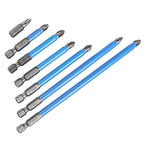 DIYEAH 7 Pièces Lot De Vis Antidérapantes Tournevis Cruciforme Lot De Vis Cruciformes Bits De Lot