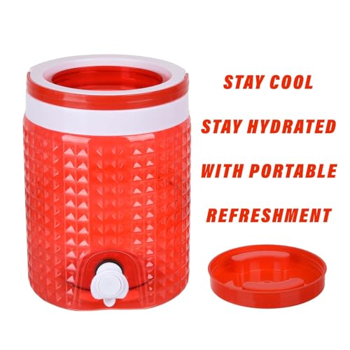 Image of Travelling Jug 100% Food Grade Travelling Water Jug Camper for Home-Travel-Picnic-Office | Water Dispenser Can | Jug with Tap | Water Storage Container | 4.5 LTR (Assorted, Pack of 1)