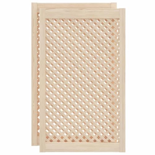 Queste ante in legno con design a reticolo sono la scelta perfetta se desiderate un pezzo d'accento o per migliorare il flusso d'aria.