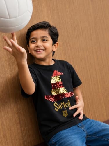 Image of Nap Chief Kids Cotton Official Cartoon Characters T-Shirts for Boys & Girls, Reversible Sequins & Printed Kids T-Shirt for Casual Wear