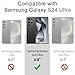 X-level for Samsung Galaxy S24 Ultra Case Slim Fit Ultra-Thin Super Soft TPU [Guardian Series] S24 Ultra Phone Back Cover Light Protective Matte Finish Coating Shockproof Case for Men Woman -Black