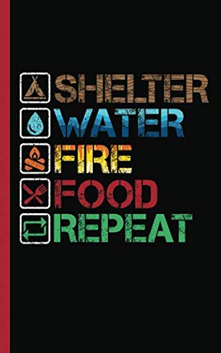 Wilderness Survival Priority List Journal - Notebook: Backpacker Writing Note Book - 100 Lined Pages + 8 Blank Sheets, Lightweight Small 5x8" (Wilderness Camping Gear Gifts Vol 6)