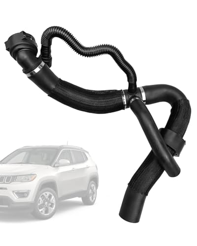Lower Radiator Hose Fit for Jeep Compass 2.4L 2017 2018 2019 2020 2021 2022 Engine Coolant Reservoir Hose Replace 68380330AA 68380330AB 68249896AC