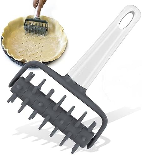 Pizza Dough Docker Roller - Bubble and Blistering Killer Time-Saver for Home Kitchen Pizza Making - Docking Tool Accessory