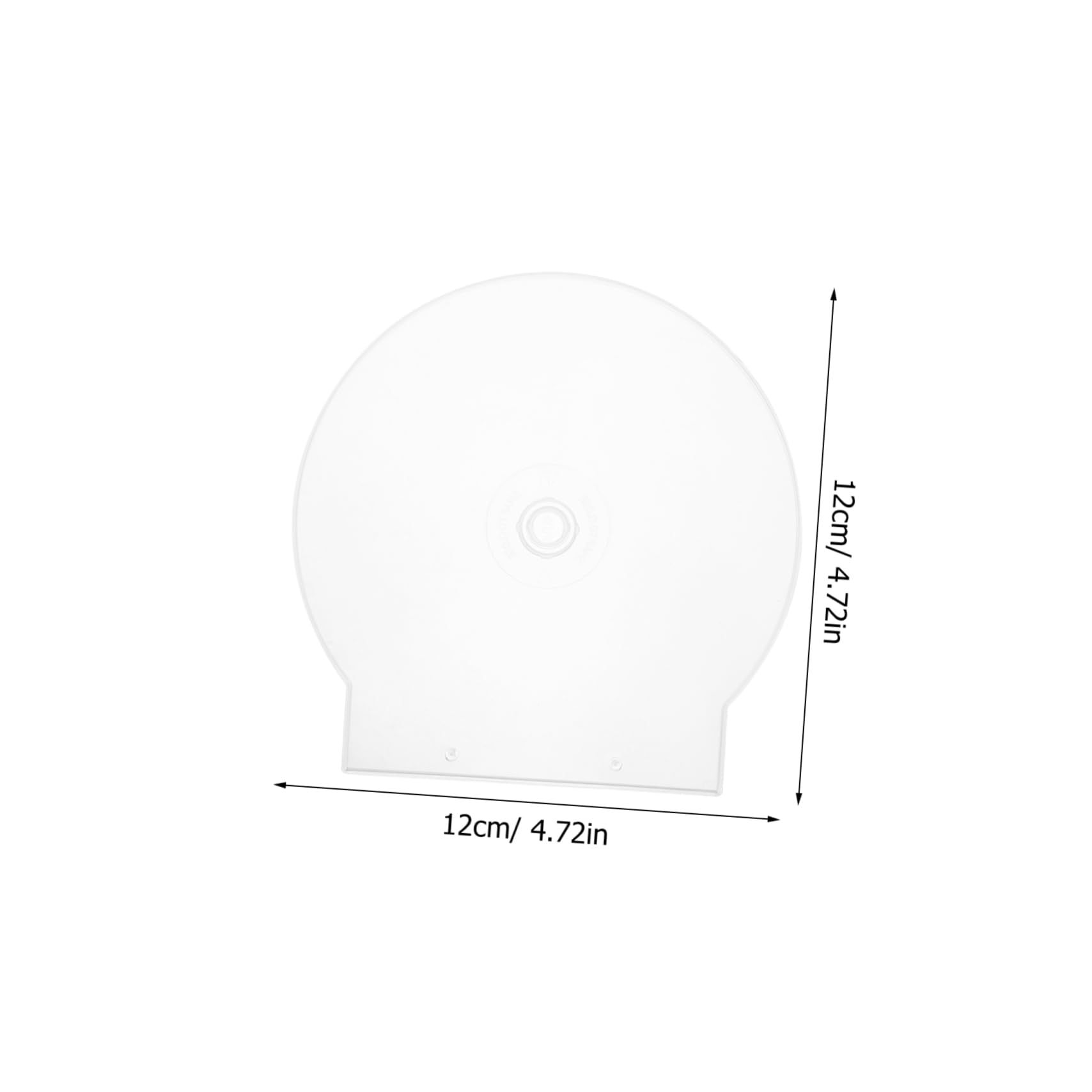 Ciieeo Custodia per CD Rigida Design Rafforzato, Custodia Trasparente per 50 Dischi, Organizzatore per Dischi Portatile