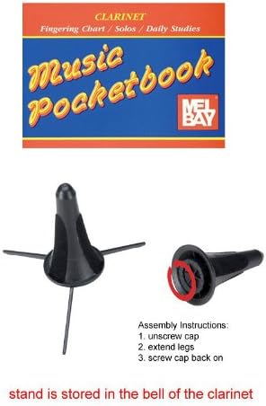 Miniatura 6 de Mendini by Cecillio Bb Clarinete - Instrumentos musicales para principiantes Woodwind Band & Orchestra, incluye estuche, soporte, bolsillo,