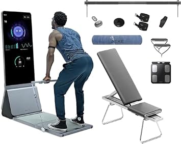 Bundle-AEKE K1 Smart Home Gym System+ Fitness Bench B1+Yoga Mat