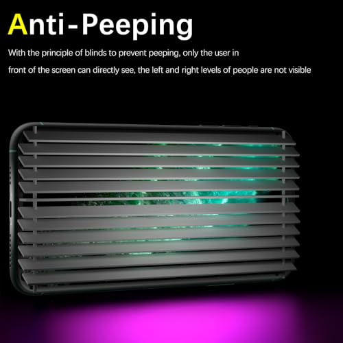 Image of MAYtobe 2-Pack Privacy Screen Protector for iPhone 11 Pro, iPhone XS, X