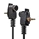 HYS Security Headset Kompatibel für Motorola MTH500 MTH600 MTH650 MTH800 MTH850 MTP850 MTS850 Funkgerät | mit Schallschlauch und PTT-Taste (Typ 2)