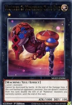 Number 2: Numeron Gate Dve MGED-EN084 Rare Englisch Boosterfrisch Unlimitiert - Maximum Gold: EL Dorado - mit ReCollectibles-Versandschutz - für Yu-Gi-Oh!