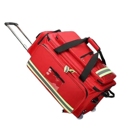 Valise cylindre oxygène à roulettes et rangement premiers intervenants - 2