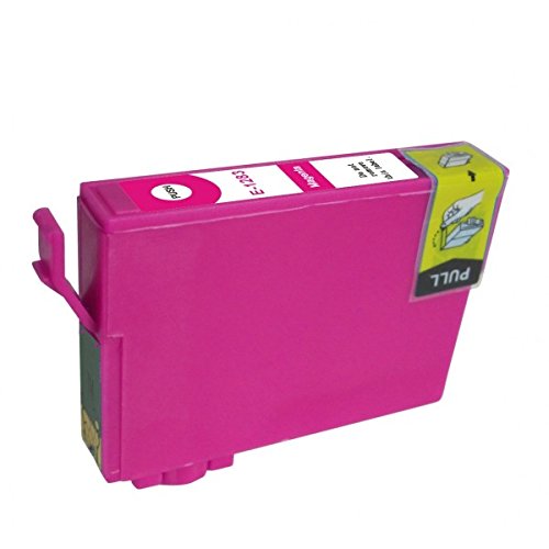 Cartucho Epson T1283 Magenta, compatible para Epson S22, SX125, 420W, BX305FW, capacidad de 10 ml