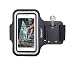 Flexion™ Sport Exercise Armband [Kinetic Series] With Key Holder for iPhone 5/5S/5C & iPod Touch 5 - Touchscreen Compatible Clear Cover And Machine Washable (Black)