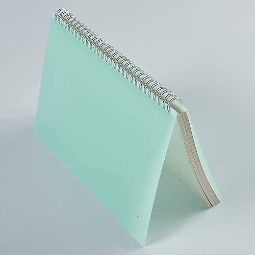 Miniatura 3 de Paquete de 2 diarios de puntos en espiral A4 con papel grueso de 4.23 ozm, cuaderno espiral de cuadrícula de puntos con tapa dura de plástico y