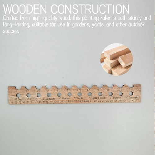 Regla medidora para siembra con herramienta de espaciado miniatura 4