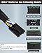 COMeap RGB Splitter for Corsair RGB HUB, Lighting Node Core and iCUE Commander CORE XT, 4 Pin Male to Female Fan Extension Cable for Corsair RGB Fan ML/LL/QL/SP/HD 9-in