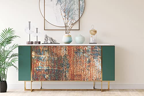 Chapa para muebles autoadhesiva 100x50cm para renovar superficies dañadas 4