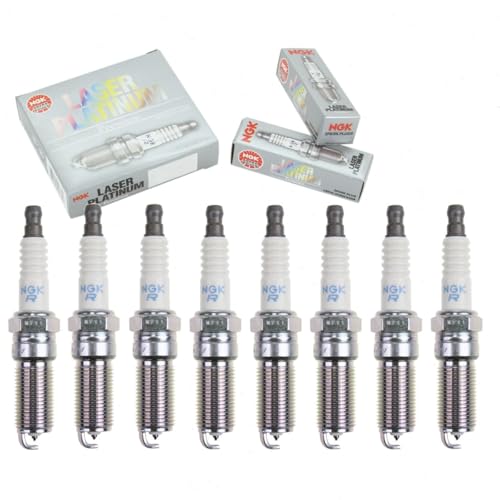 8 pc NGK Laser Platinum Spark Plugs compatible with Ford