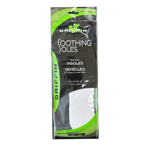 Plantillas de látex Griffin Soothing Soles 1 par recortable miniatura 1
